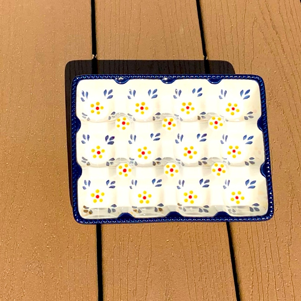 TEMP-TATIONS OLD WORLD 3-PIECE DAIRY TRIO BLUE - Picture 2 of 11